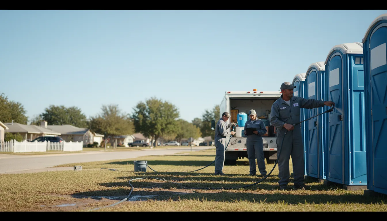 Long-Term Portable Toilet Rental in Portland, OH near me